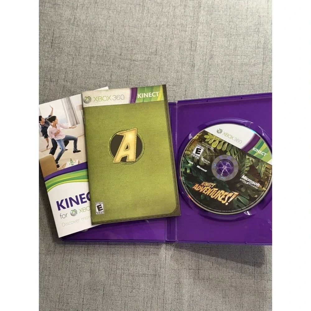 XBOX 360 Kinect Adventures Game 2011 with Manual Rated E